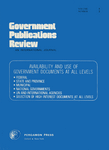 Go to journal home page - Government Publications Review